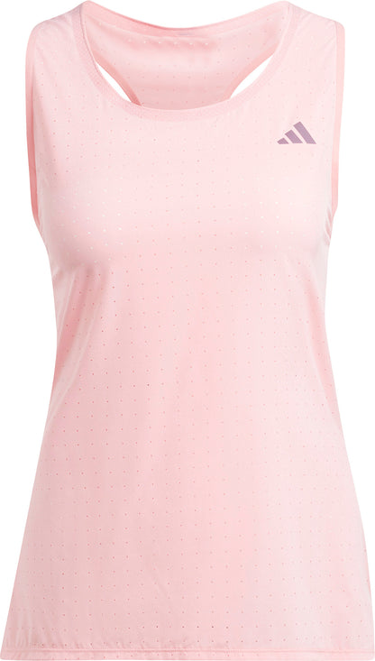 adidas Adizero Womens Running Vest Tank Top - Pink