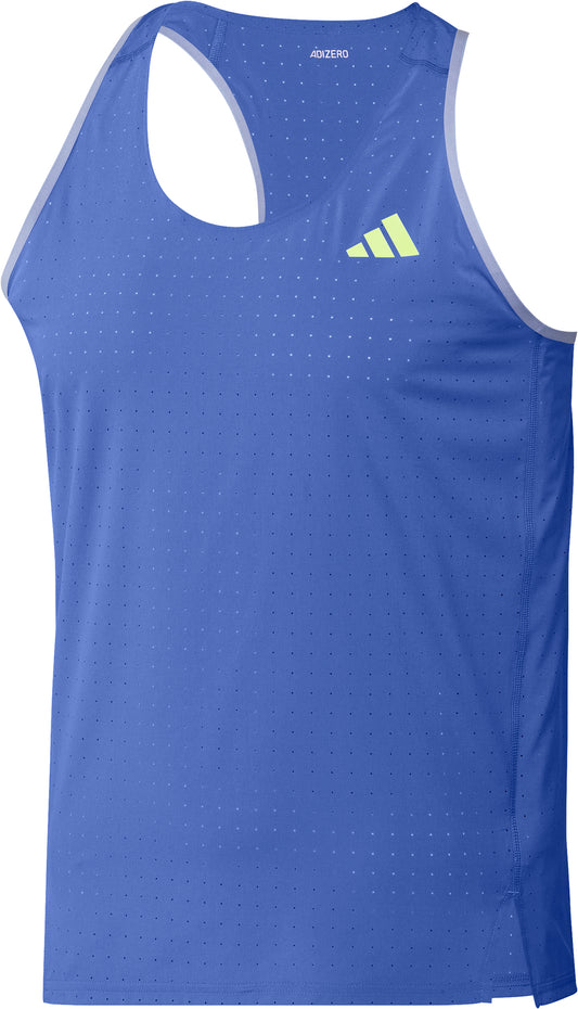 adidas Adizero Mens Running Vest - Blue