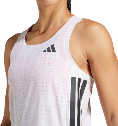 adidas Adizero Womens Running Vest Tank Top - White