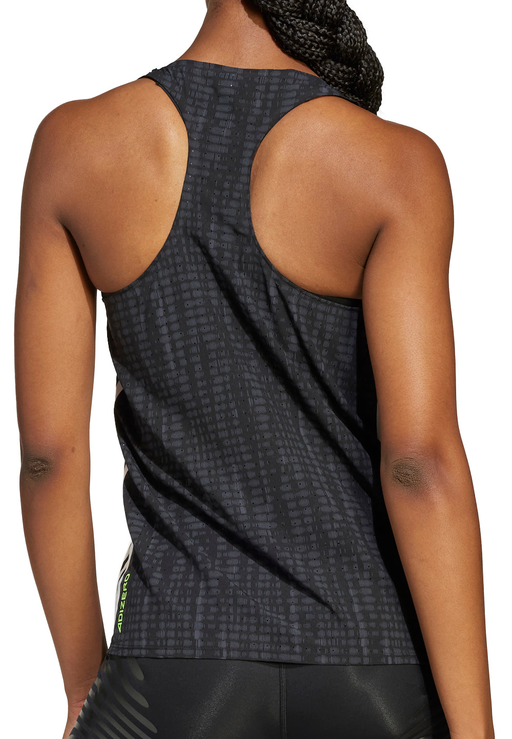 トップス BEEDEN EYELET BACK PRINT TANK Black adidas Adizero Womens Running Vest Tank Top - Black – Start Fitness
