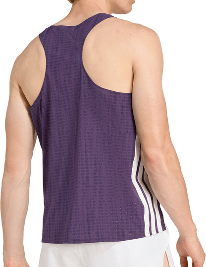 adidas Adizero Mens Running Vest - Purple