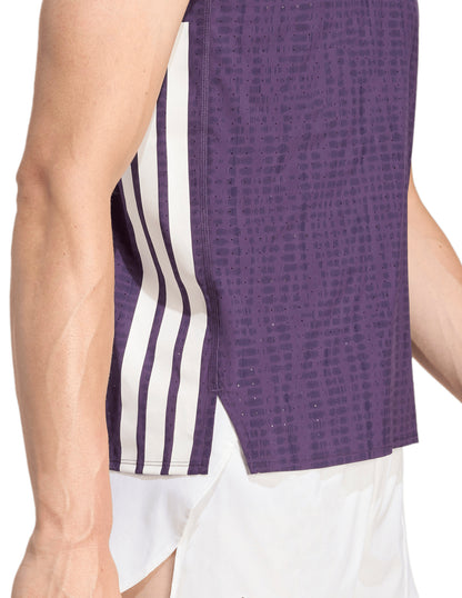 adidas Adizero Mens Running Vest - Purple