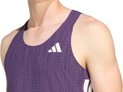 adidas Adizero Mens Running Vest - Purple