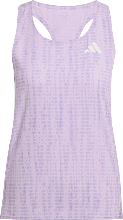 adidas Adizero Womens Running Vest Tank Top - Purple