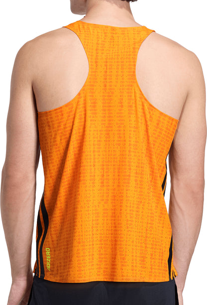 adidas Adizero Mens Running Vest - Orange