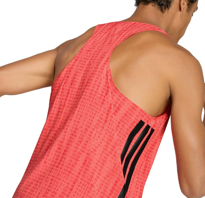 adidas Adizero Mens Running Vest - Red