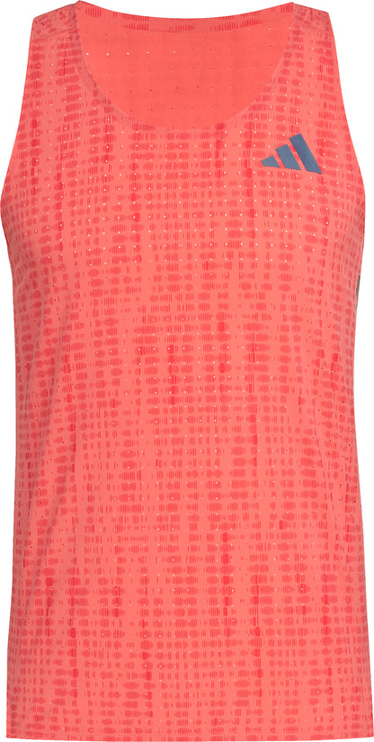 adidas Adizero Mens Running Vest - Red