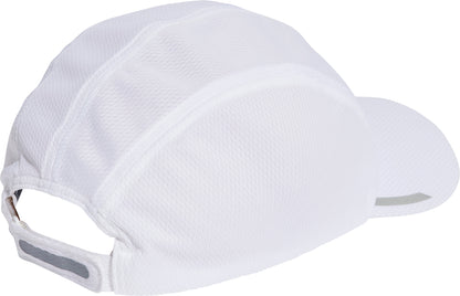 adidas AeroReady 4 Panel Mesh Running Cap - White