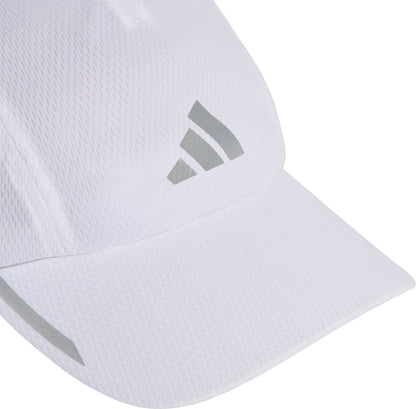 adidas AeroReady 4 Panel Mesh Running Cap - White