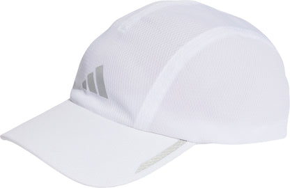 adidas AeroReady 4 Panel Mesh Running Cap - White