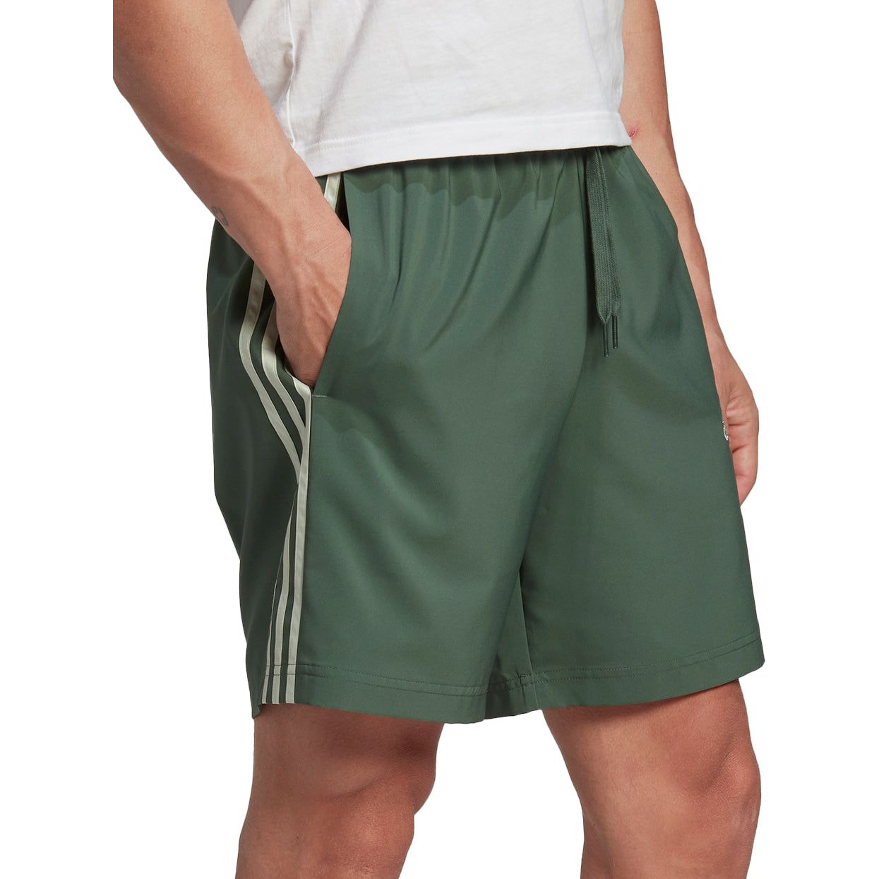 Adidas Aeroready Essentials Chelsea Stripe Shorts Hl2256 Side - Side View