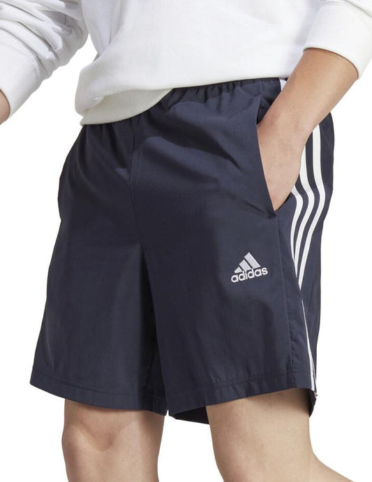 adidas AeroReady Essentials Chelsea 3 Stripes Mens Training Shorts - Blue