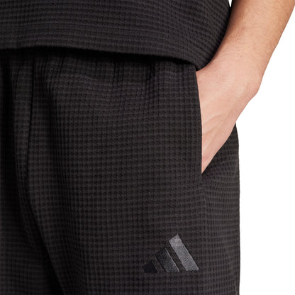 adidas All SZN Waffle Knit 7 Inch Mens Shorts - Black