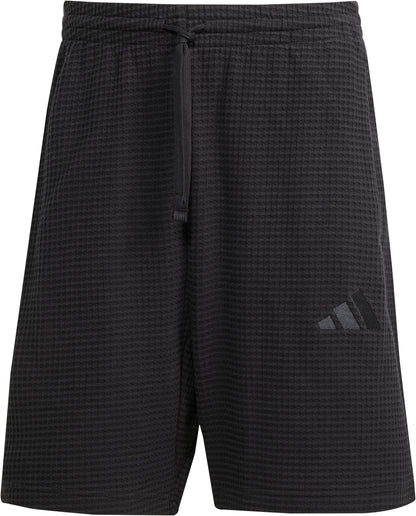 adidas All SZN Waffle Knit 7 Inch Mens Shorts - Black
