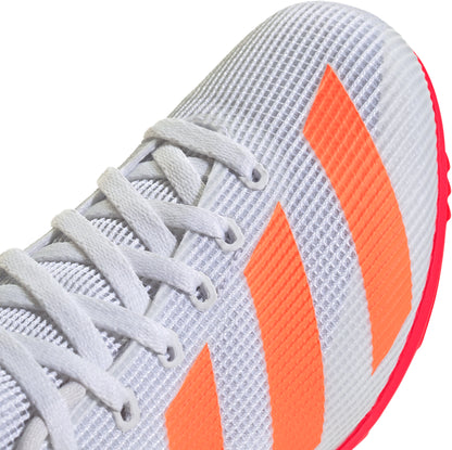 adidas Allroundstar Junior Running Spikes - White