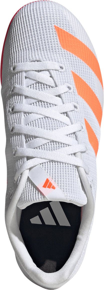 adidas Allroundstar Junior Running Spikes - White