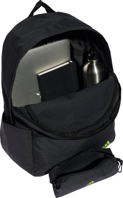 adidas classic 3-stripes backpack inside adidas Classic Horizontal 3 Stripes Backpack