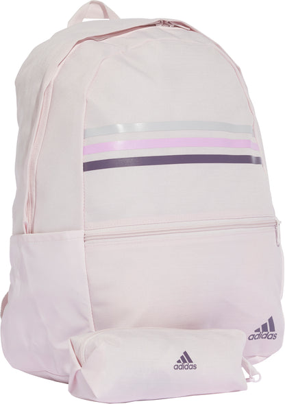 adidas Classic Horizontal 3 Stripes Backpack - Pink