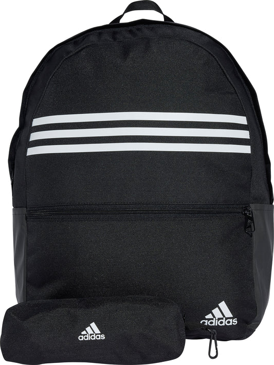 adidas Classic Horizontal 3 Stripes Backpack - Black