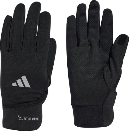adidas ClimaWarm Convertible Running Gloves - Black