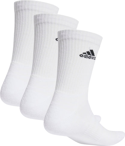 adidas Cushioned (3 Pack) Crew Socks - White