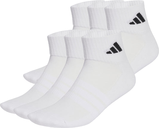 adidas Cushioned Essentials (6 Pack) Ankle Socks - White