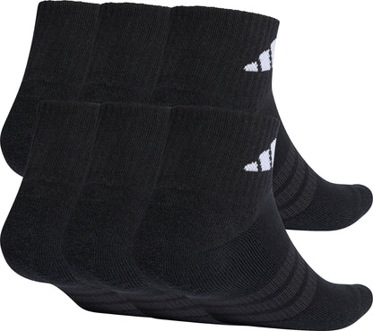 adidas Cushioned Essentials (6 Pack) Ankle Socks - Black