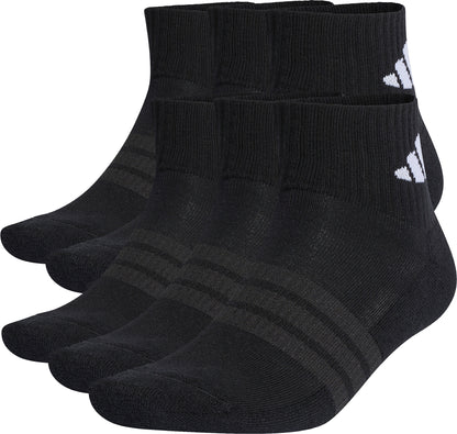 adidas Cushioned Essentials (6 Pack) Ankle Socks - Black