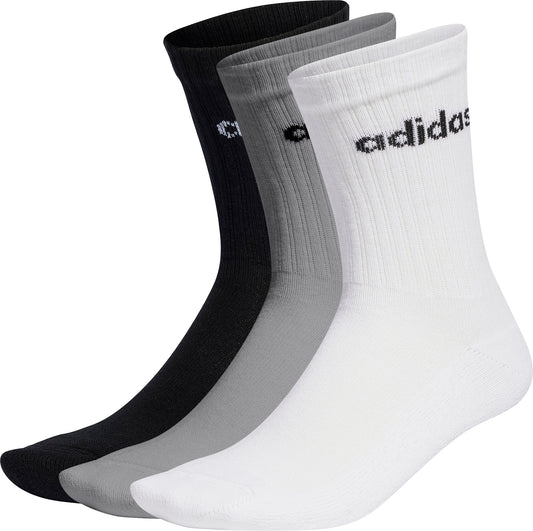 adidas Cushioned Linear (3 Pack) Crew Training Socks - Multi