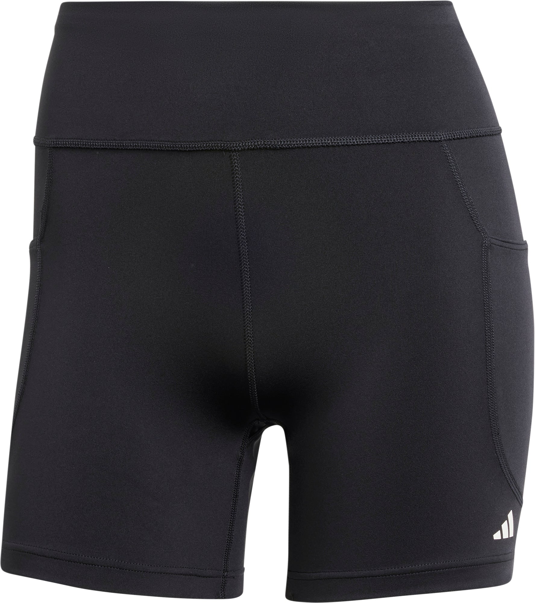 adidas DailyRun 5 Inch Womens Short Running Tights Black Start Fitness