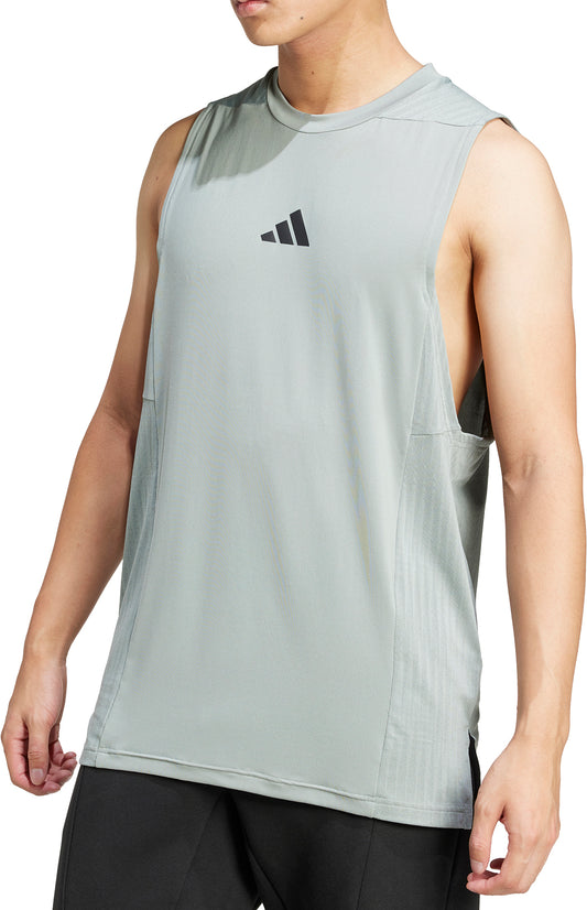 adidas Designed For Training Intensity Mens Training Vest - Green