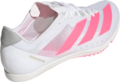 adidas Adizero Distancestar Running Spikes - White