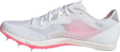 adidas Adizero Distancestar Running Spikes - White