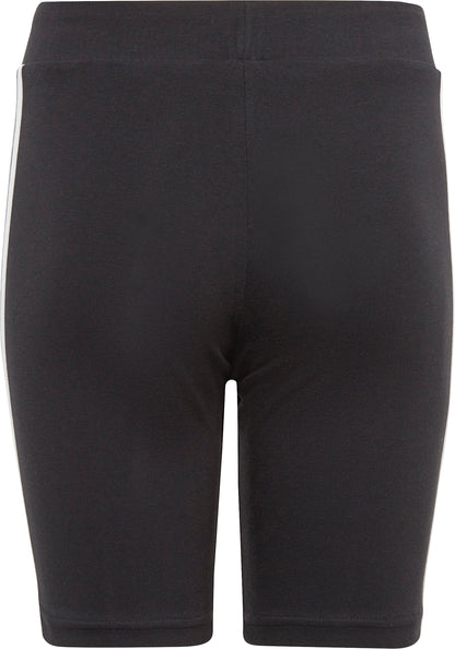 adidas Essentials 3 Stripes Junior Short Tights - Black