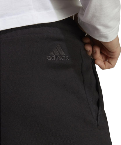 adidas Essentials Big Logo French Terry Mens Training Shorts - Black