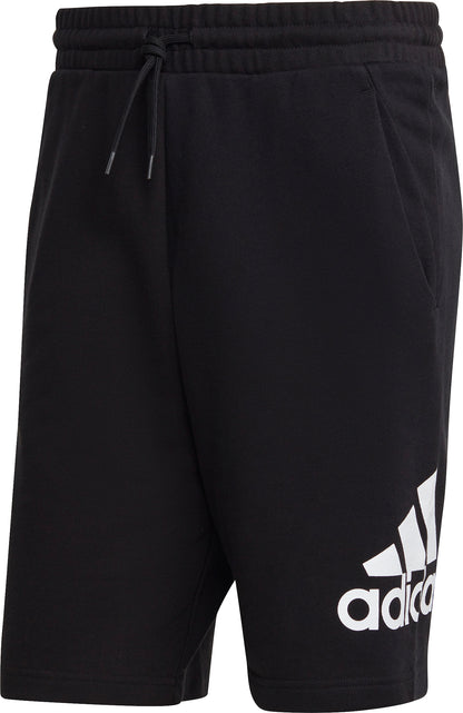 adidas Essentials Big Logo French Terry Mens Training Shorts - Black