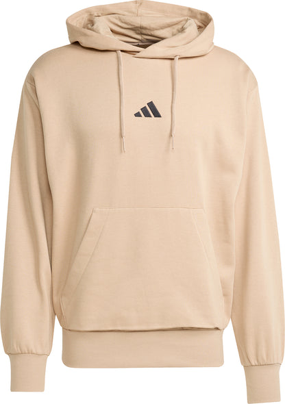 adidas Essentials FeelCozy Mens Fleece Hoody - Brown