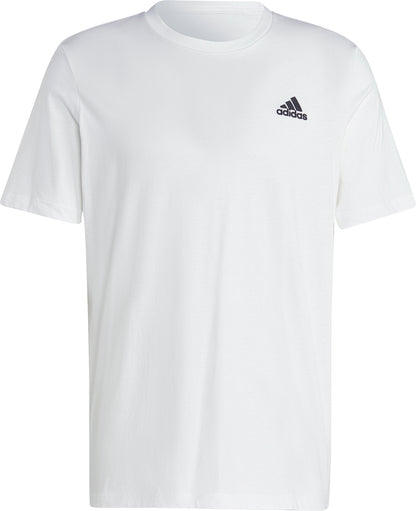 adidas Essentials Single Jersey Short Sleeve Mens Training Top - White