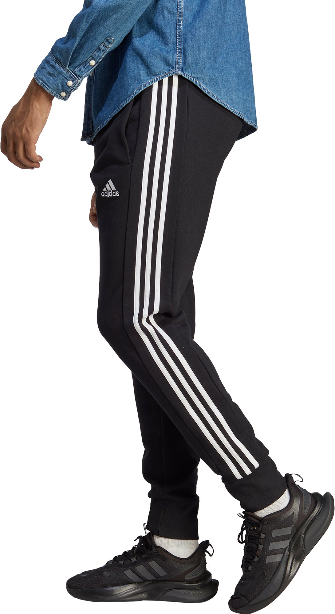 Adidas essential 3 stripe jogger hotsell