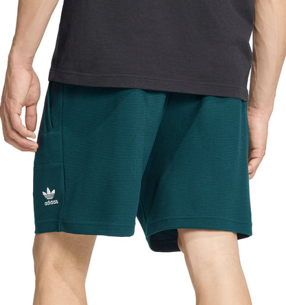 adidas Essentials Trefoil Waffle Mens Shorts - Green