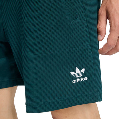 adidas Essentials Trefoil Waffle Mens Shorts - Green