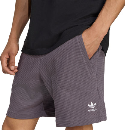adidas Essentials Trefoil Waffle Mens Shorts - Grey
