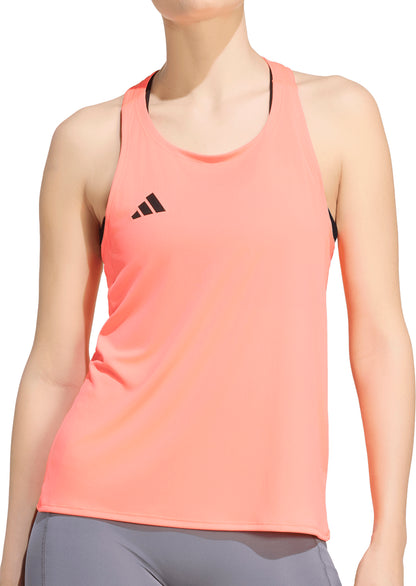 adidas Adizero Essentials Womens Running Vest Tank Top - Pink