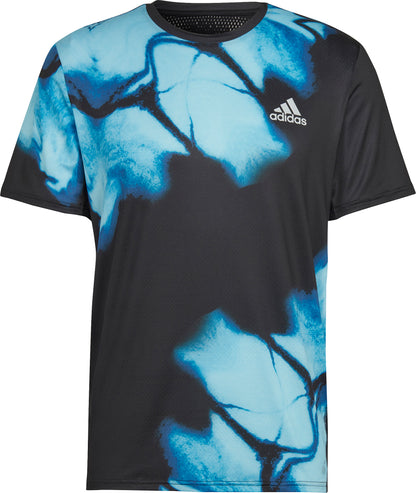 adidas Fast Short Sleeve Mens Running Top - Black