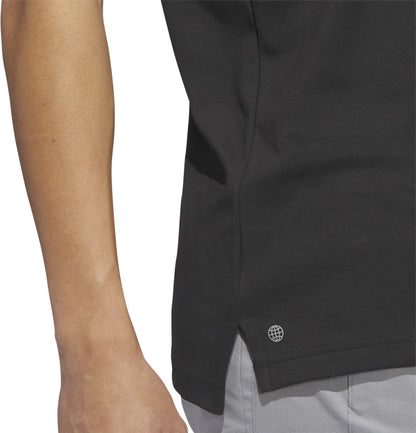 adidas Go To Pique Short Sleeve Mens Golf Polo Shirt - Black