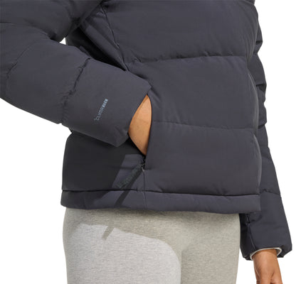 adidas Helionic ClimaWarm Hooded Womens Down Jacket - Black