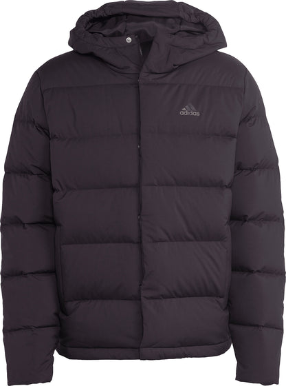 adidas Helionic Hooded Mens Down Jacket - Black