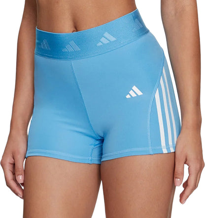 adidas HyperGlam 3 Inch Womens Short Training Tights - Blue