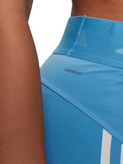 adidas HyperGlam 3 Inch Womens Short Training Tights - Blue