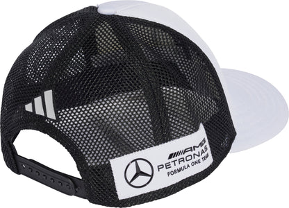 adidas Mercedes AMG F1 Team Snapback Star Trucker Cap - White